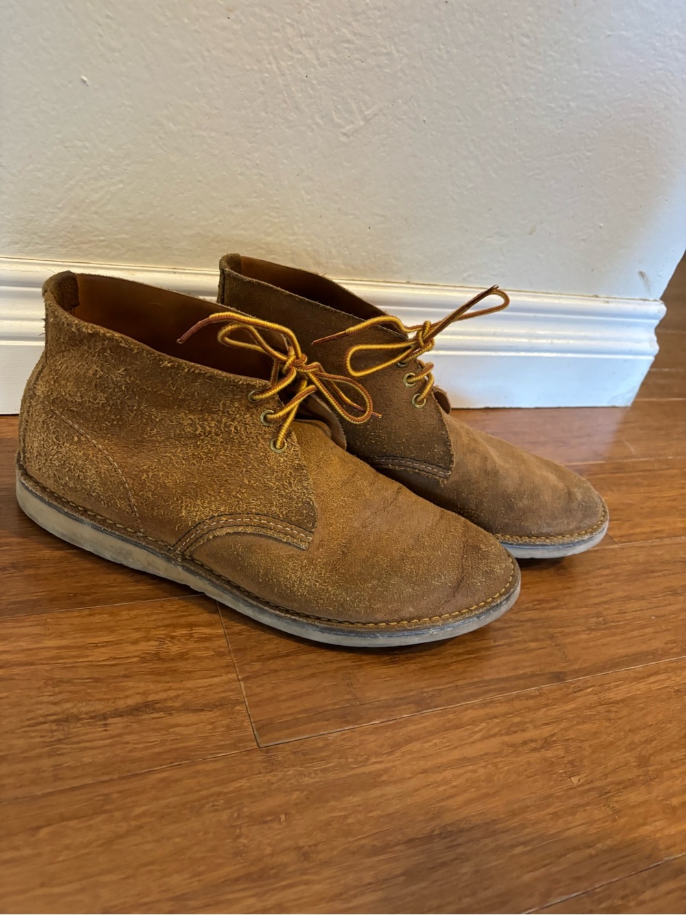 Red Wing Shoes Men's Tan Suede Chukka Boots